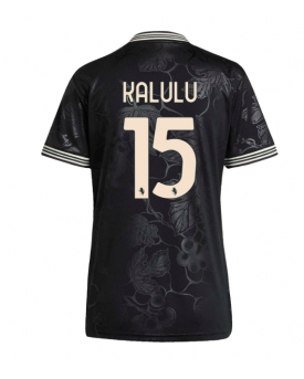 Juventus Pierre Kalulu #15 Maglia Gara Terza Repliche 2025-26 Donna Maniche Corte